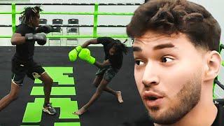 Adin Ross INSANE Knock Out During Boxing Match