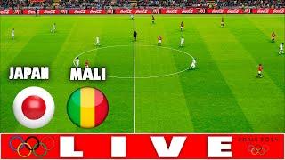 LIVE JAPAN vs MALI - Olymmpic Games Paris 2024  Full Match All Goals  PES Gameplay