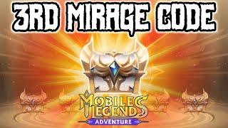 MIRAGE CODE ML ADVENTURE 2022 3rd - CODE CHEST 2022 MOBILE LEGENDS ADVENTURE