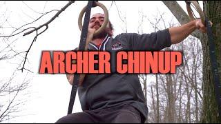 How to perform the ARCHER CHINUP correctly  Bent Arm Pulling Gymnastic Rings Tutorial