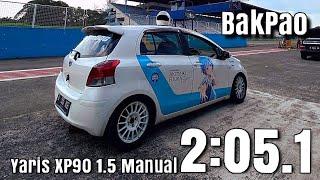 OneHotLap BakPao 205.1 toyota yaris XP90 1.5 manual @silasbonar46