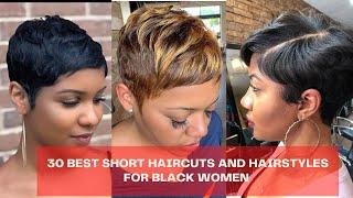 30 Best Short Haircuts and Hairstyles for Black Women in 2023