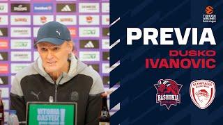  Previa Dusko Ivanovic VS Olympiacos  EuroLeague R.21