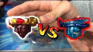 Battling Beyblades Without Disks  Super Light Weight Beyblade Battles