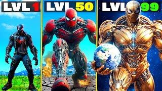 Level 1 SPIDERMAN to Level 1000000000 SPIDERMAN in GTA 5