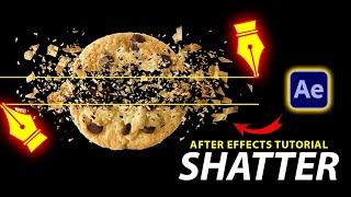 After Effects Shatter broken Easy Tutorial for beginners Adobe After Effects Tutorials