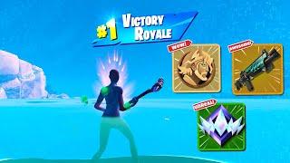 High Elimination Unreal Ranked Solo Win Gameplay Fortnite Chapter 5 Season 2 Zero Builds