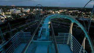 Kraken On-Ride Night HD POV  SeaWorld Orlando