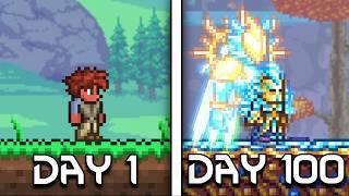 I Spent 100 Days in Terraria... Heres What Happened