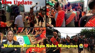 Arrival of Lt. apu Noke wangnao dead body at home town 