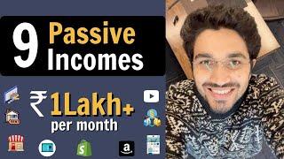 9 Passive Income Sources  Earn 1 Lakh+month  for students & professionals