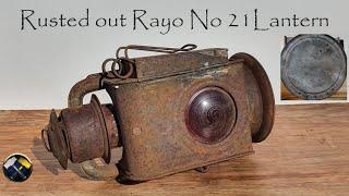 1912 Rayo Pony Lantern No 21 Restoration  Rebuild