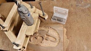 How to Make a Pantograph Router Power Carving Tool at Home DIY