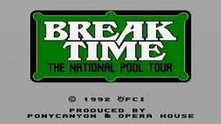 Break Time The National Pool Tour - NES Gameplay