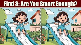 Spot The Difference  Find 3 - Are You Smart Enough?  Find The Difference #299