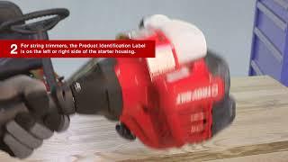 How to Find The Model Number on a Troy-Bilt String Trimmer