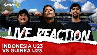  OLYMPIC PLAYOFF INDONESIA U-23 VS GUINEA U-23 LIVE REACTION