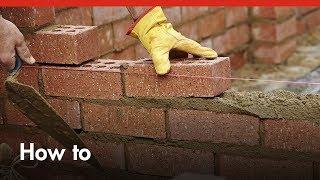 Bricklaying 101 How To Build A Brick Wall - Bunnings Warehouse