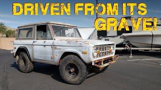 ABANDONED Bronco Saved After 10 YEARS in a Storage Lot Will it Run and Drive?? - Part 2