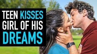 Teen Kisses Girl Of His Dreams