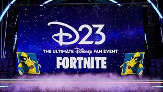 Fortnite Disney Horizons Live from D23 Event Peelverine Plush Back Bling No Commentary