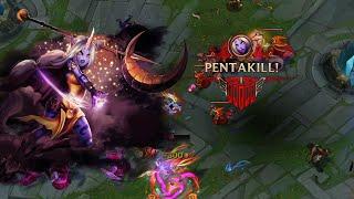 Soraka Pentakill in Ranked heal build