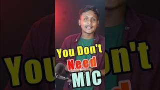 You Dont need to Microphone - ফোন দিয়ে অডিও রেকর্ড #tech #audio #voiceover #shorts