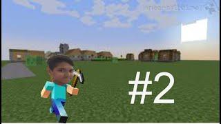 3 Blocks Deep Only Minecraft Super Flat  #minecraft #2