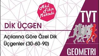 30 - 60 - 90 Üçgeni  TYT AYT GEOEMTRİ – AFM