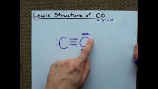 Lewis Structure of CO Carbon Monoxide