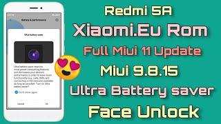 Redmi 5A Miui 11 Rom Release  Xiaomi.Eu Miui 9.8.15 Beta Update For Redmi 5A  Miui 11 Update 