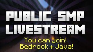 Public Minecraft SMP with Viewers Java and Bedrock