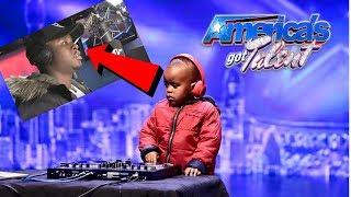 3 Year Old DJ Plays sick Big Shaq Mans Not Hot Remix