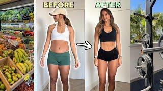 HOW IM LOSING FAT & getting toned after HEAVY bulking *before and after*