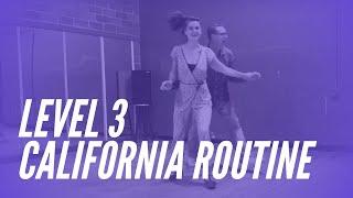 Uptown Swing Level 3 California Routine 9192024