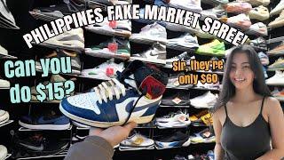 Fake Jordan Sneakers Yeezys Purses and More at Green Hills Philippines VLOG