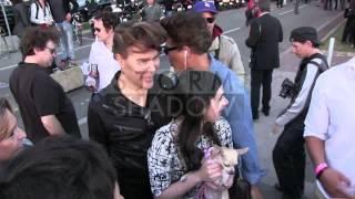 EXCLUSIVE The weird Bogdanoff brother with a fan crowd on La Croisette in Cannes