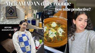 Lets build a productive Ramadan routine‍️ spend a day with me ‍دوزوا معيا نهار في رمضان