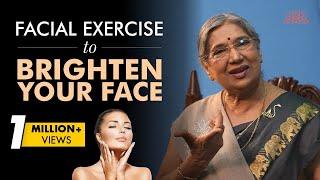 Simple Facial Exercises & Yoga for brighten your face & Glowing Skin  Make Your Skin Glow At Home