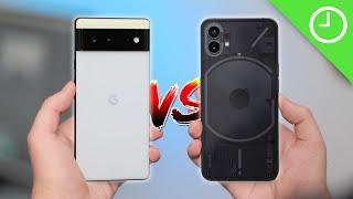 Nothing Phone 1 vs. Pixel 6 SMALL smiliarities