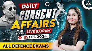 05 February Current Affairs 2024  Current Affairs Today  All Defence Exam Current Affairs 2024