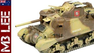 Australian M3 Lee tank full interior - painting and weathering Miniart 135 scale model