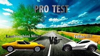 Asphalt 8 PRO Test Lamborghini Miura vs Felino cB7.