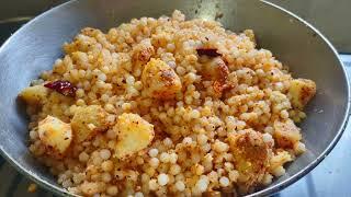 Navratr Upvasachi झटपट मोकळी दाताला न चिकटणारी मऊ Perfect Sabudana Khichdifaral  CookWithDeepali