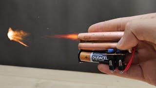 how to make Tiny Flamethrower at Home - how to make flash gun