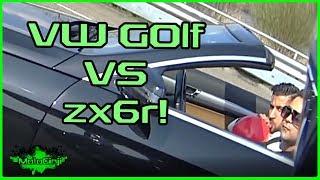 VW Golf GTI Challenges ZX6R  MotoGinji 