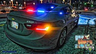 Playing GTA 5 As A POLICE OFFICER Gang Unit Patrol  GTA 5 Lspdfr Mod  4K