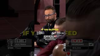 Daniel Negreanu Makes His Opponent Fold THE BEST HAND #poker