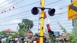 Perlintasan Kereta Api PJL 14 Bukit Duri Barat Stasiun Manggarai Jakarta Pusat  PART 1 2024