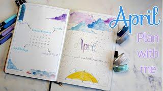 April 2022 Plan with me + full monthly flip through